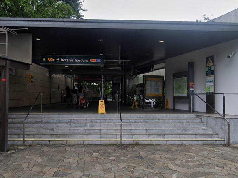 Botanic Gardens MRT (CC19/DT9) Exit A (Ground Level)